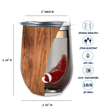 Load image into Gallery viewer, VASO TÉRMICO PARA FRÍOS O CALIENTES - "CALIFORNIA" TUMBLER 12 oz. / 355 ml.