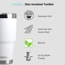 Load image into Gallery viewer, VASO TÉRMICO PARA FRÍOS O CALIENTES - TUMBLER 30 oz. / 887 ml.