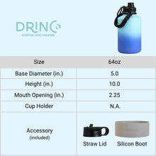 Load image into Gallery viewer, TERMO O BOTELLA DEPORTIVA DRINCO 64 oz.